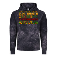 Cloud Black juneteenth is my independence day Vintage Hoodie - NancyCooperArtShop