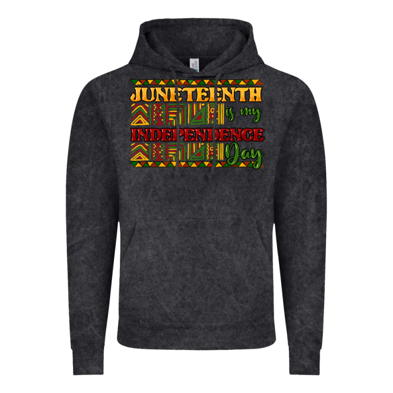 Juneteenth Is My Independence Day Vintage Hoodie by NancyCooperArtShop | Teevron