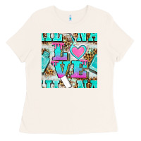 Bone love nail and polish with leopard seamless pattern bbs Ladies Tee - BundleAndBundleShop