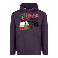 Plum Christmas with my tribe boho Heavyweight Hoodie - CowhideDigitalArt