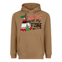 Toasted Coconut Christmas with my tribe boho Heavyweight Hoodie - CowhideDigitalArt
