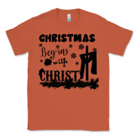 Copper Christmas Begins With Christ Classic Tee - Bettercallsaul
