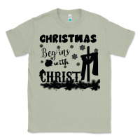 Matcha Christmas Begins With Christ Classic Tee - Bettercallsaul