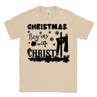 Mushroom Christmas Begins With Christ Classic Tee - Bettercallsaul