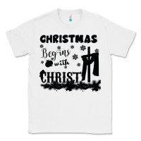 White Christmas Begins With Christ Classic Tee - Bettercallsaul