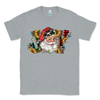 Heather Grey santa joy with sunflowers Classic Tee - RanaPortraitStore