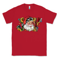 Red santa joy with sunflowers Classic Tee - RanaPortraitStore