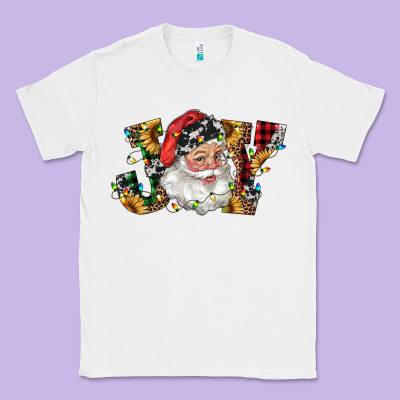 Santa Joy With Sunflowers Classic Tee Designed By Ranaportraitstore
