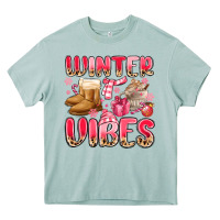 Arona pink winter vibes Heavy Core Tee - MaliasSmallBusiness