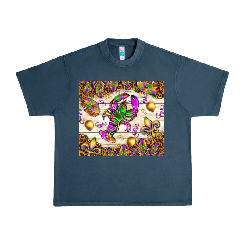 Mardi Gras With Crab Urban Heavy Tee by NancyCooperArtShop | Teevron