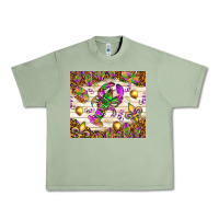 Oil Green Mardi Gras with crab Urban Heavy Tee - NancyCooperArtShop