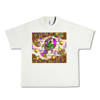 Pistachio Mardi Gras with crab Urban Heavy Tee - NancyCooperArtShop
