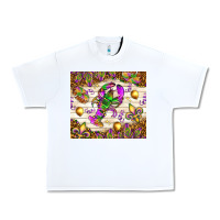 White Mardi Gras with crab Urban Heavy Tee - NancyCooperArtShop