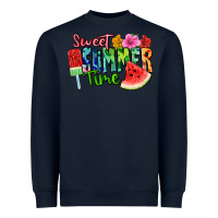 Navy Sweet summer time Heavyweight Sweatshirt - FaDigitalArtStudio