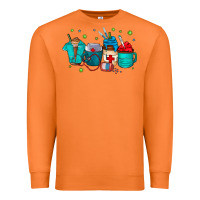 Carrot nurse drink coffee Premium Sweatshirt - CowhideDigitalArt