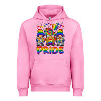 Fuchsia Pink pride gnome Urban Hoodie - BarkalooDesign