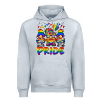 Heather Grey pride gnome Urban Hoodie - BarkalooDesign