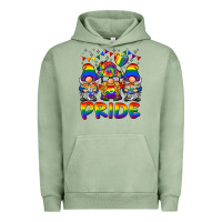 Pigment Oil Green pride gnome Urban Hoodie - BarkalooDesign