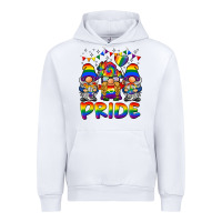 White pride gnome Urban Hoodie - BarkalooDesign