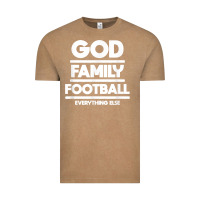 Vintage Coffee god family football christian faith shirt Vintage Tee - baoMotion