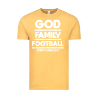God Family Football Christian Faith Shirt Vintage Tee | Teevron