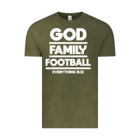Vintage Olive god family football christian faith shirt Vintage Tee - baoMotion