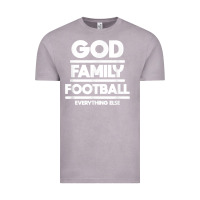 Vintage Zinc god family football christian faith shirt Vintage Tee - baoMotion
