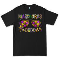 Black Mardi gras dude Premium Tee - BundleAndBundleShop