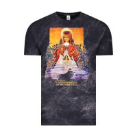 Cloud Black labyrinth movie poster t shirt Vintage Tee - baoMotion