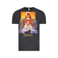 Vintage Black labyrinth movie poster t shirt Vintage Tee - baoMotion