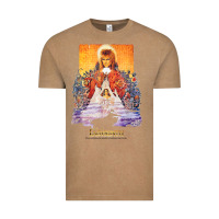 Vintage Coffee labyrinth movie poster t shirt Vintage Tee - baoMotion