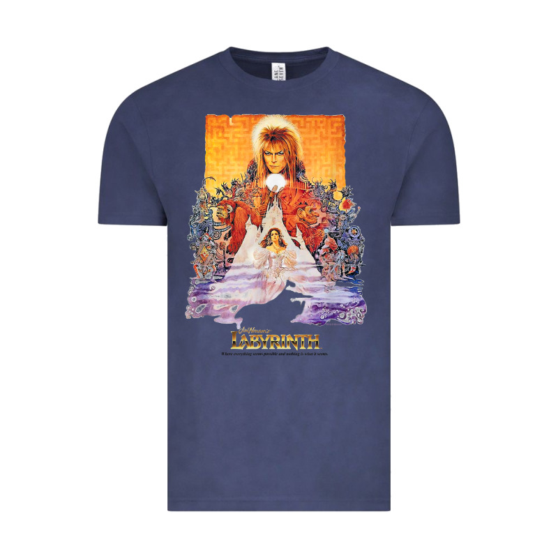 Labyrinth Movie Poster T Shirt Vintage Tee by baoMotion | Teevron