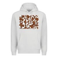 Dove Grey distressed chocolate milkshake cowhide Premium Hoodie - RanaPortraitStore