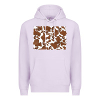 Lilac distressed chocolate milkshake cowhide Premium Hoodie - RanaPortraitStore