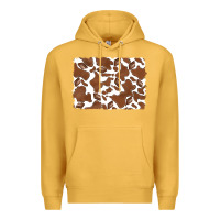 Mustard distressed chocolate milkshake cowhide Premium Hoodie - RanaPortraitStore