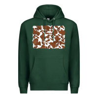 Sports Green distressed chocolate milkshake cowhide Premium Hoodie - RanaPortraitStore