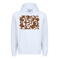 White distressed chocolate milkshake cowhide Premium Hoodie - RanaPortraitStore