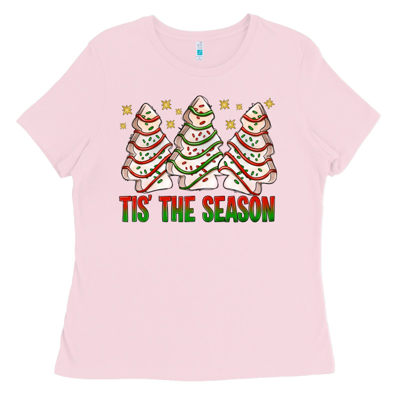 Tis' The Season With Christmas Cakes  Bbs Ladies Tee by BundleAndBundleShop | Teevron