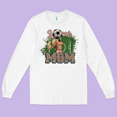 Soccer Mom Long Sleeve Tee Designed By Howdyjamesfarm