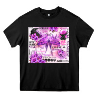 Black witchy celestial witch Heavy Core Tee - MaliasSmallBusiness