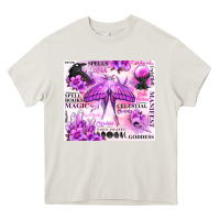 Cream witchy celestial witch Heavy Core Tee - MaliasSmallBusiness