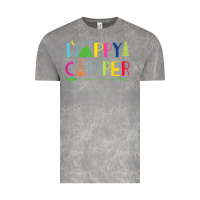 Cloud Rock camping arrow camper happy summer camp camping kids 635 Vintage Tee - baoMotion