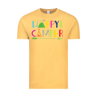 Vintage Mustard camping arrow camper happy summer camp camping kids 635 Vintage Tee - baoMotion