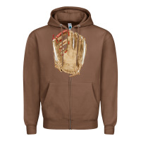 Chestnut Catchers Mitt Fa Element Zipper Hoodie - FaDigitalArtStudio