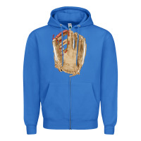 True Royal Catchers Mitt Fa Element Zipper Hoodie - FaDigitalArtStudio