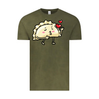 Vintage Olive pierogi lovers t  shirt pierogi kawaii emoticon polish food dyngus day Vintage Tee - baoMotion