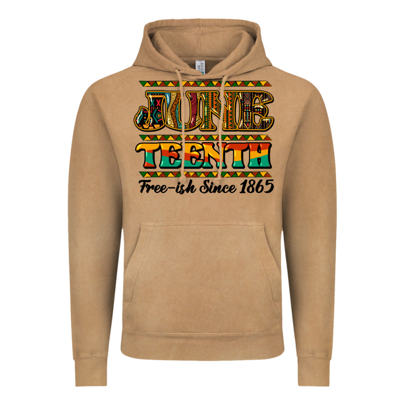 Juneteenth Free Ish Since 1965 Vintage Hoodie by NancyCooperArtShop | Teevron