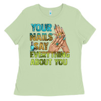 Matcha your nails say everything about you bbs Ladies Tee - BundleAndBundleShop