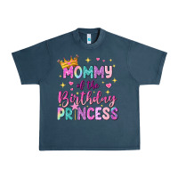 Midnight Navy mommy of the birthday princess Urban Heavy Tee - NancyCooperArtShop