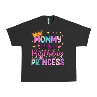 Pigment Black mommy of the birthday princess Urban Heavy Tee - NancyCooperArtShop